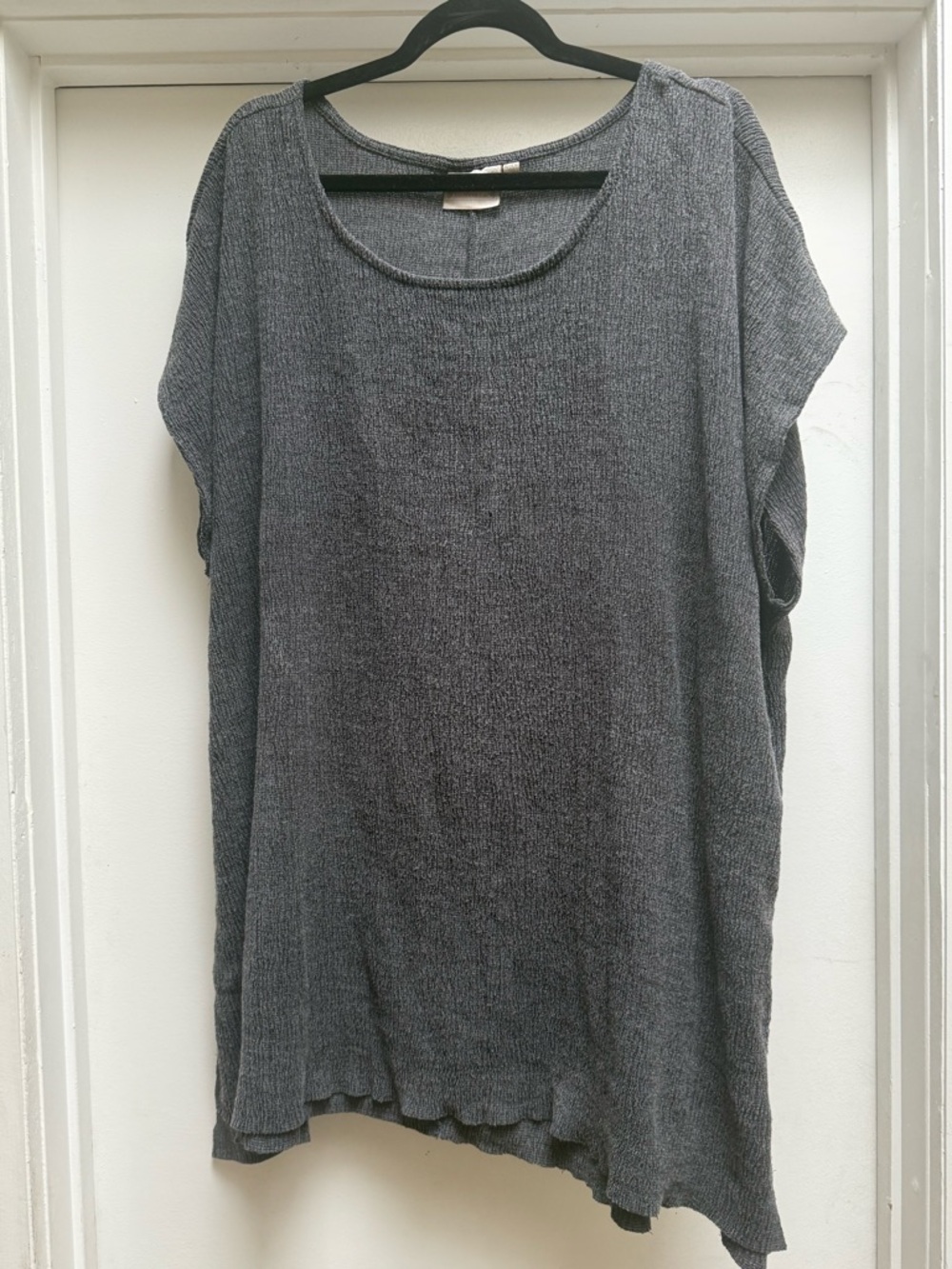Dantelle Tunic Length Crinkle Top